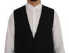 Dolce & Gabbana Black STAFF Wool Stretch Vest - GENUINE AUTHENTIC BRAND LLC  
