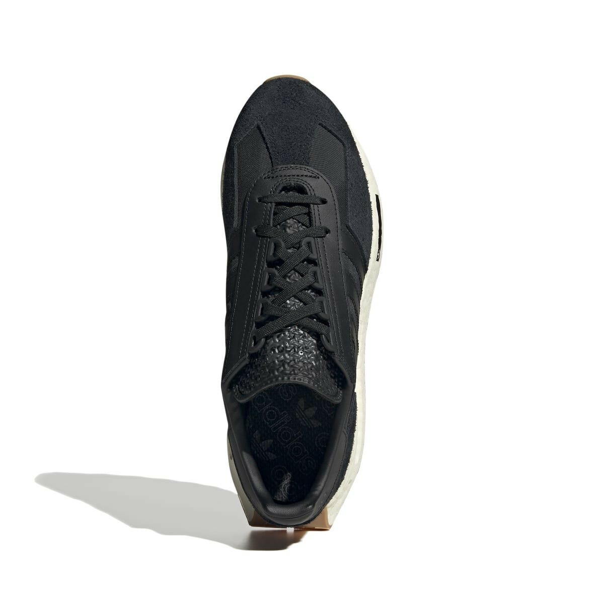 ADIDAS H03080 RETROPY E5 MN'S (Medium) Black/Black/Gray Textile & Suede Running Shoes - GENUINE AUTHENTIC BRAND LLC  