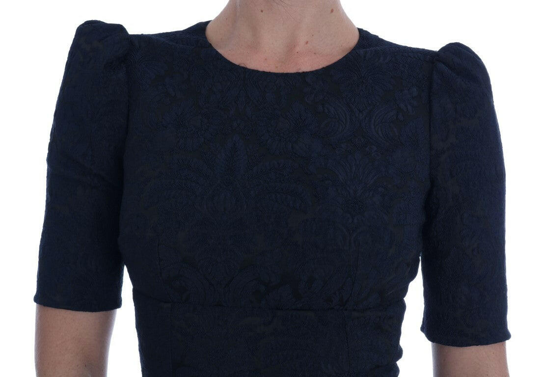 Dolce & Gabbana Black Blue Flare Mini Dress - GENUINE AUTHENTIC BRAND LLC  