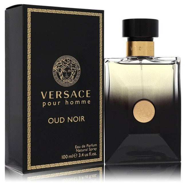 Versace Pour Homme Oud Noir by Versace Eau De Parfum Spray 3.4 oz (Men).