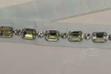 Dolce & Gabbana White Crystal Stones Waist Belt