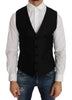 Dolce & Gabbana Black Polka Dot Pattern Vest - GENUINE AUTHENTIC BRAND LLC  