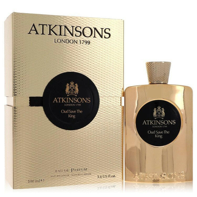 Oud Save The King by Atkinsons Eau De Parfum Spray 3.3 oz (Men).