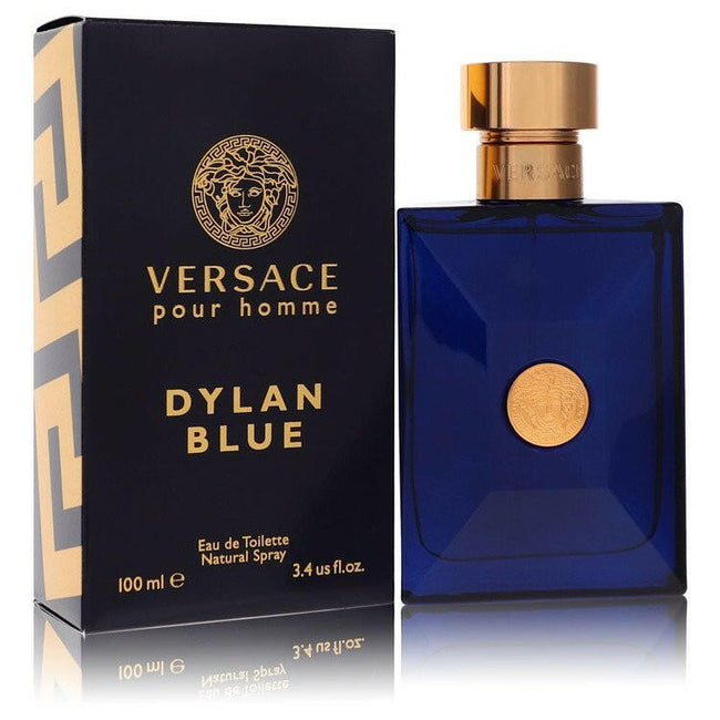 Versace Pour Homme Dylan Blue by Versace Eau De Toilette Spray 3.4 oz (Men).