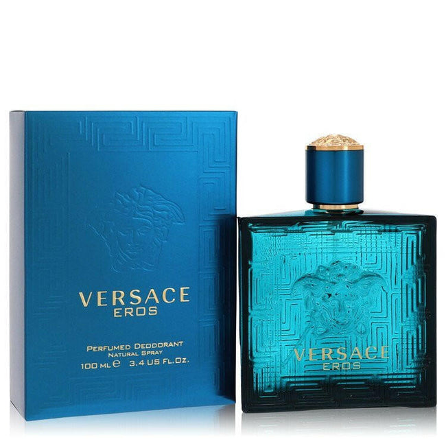 Versace Eros by Versace Deodorant Spray 3.4 oz (Men).