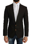 Dolce & Gabbana Brown Wool SICILIA Jacket Coat Blazer - GENUINE AUTHENTIC BRAND LLC  