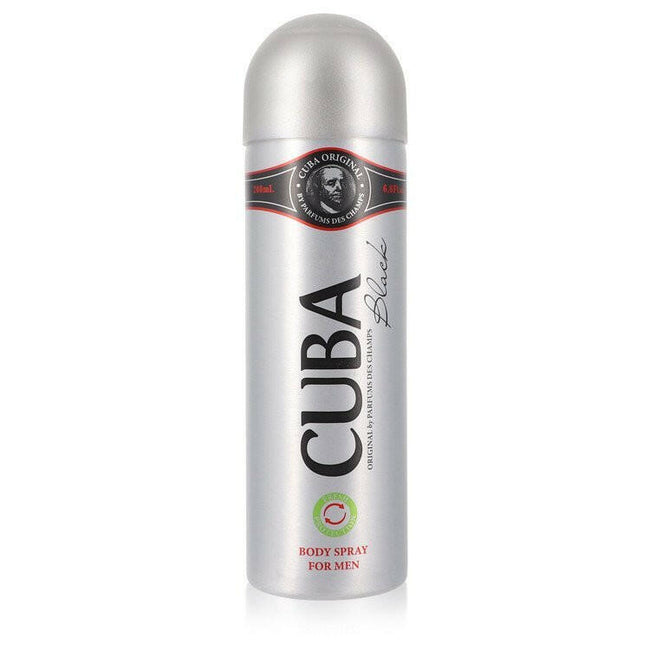 CUBA Black by Fragluxe Body Spray 6.6 oz (Men).