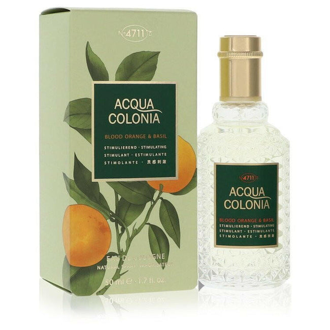 4711 Acqua Colonia Blood Orange & Basil by 4711 Eau De Cologne Spray (Unisex) 1.7 oz (Women).