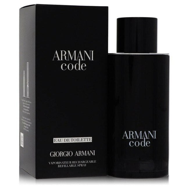 Armani Code by Giorgio Armani Eau De Toilette Spray Refillable 4.2 oz (Men).