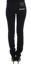 Cavalli Black Cotton Stretch Slim Skinny Fit Jeans - GENUINE AUTHENTIC BRAND LLC  