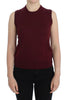 Dolce & Gabbana Red Sleeveless Crewneck Vest Pullover - GENUINE AUTHENTIC BRAND LLC  