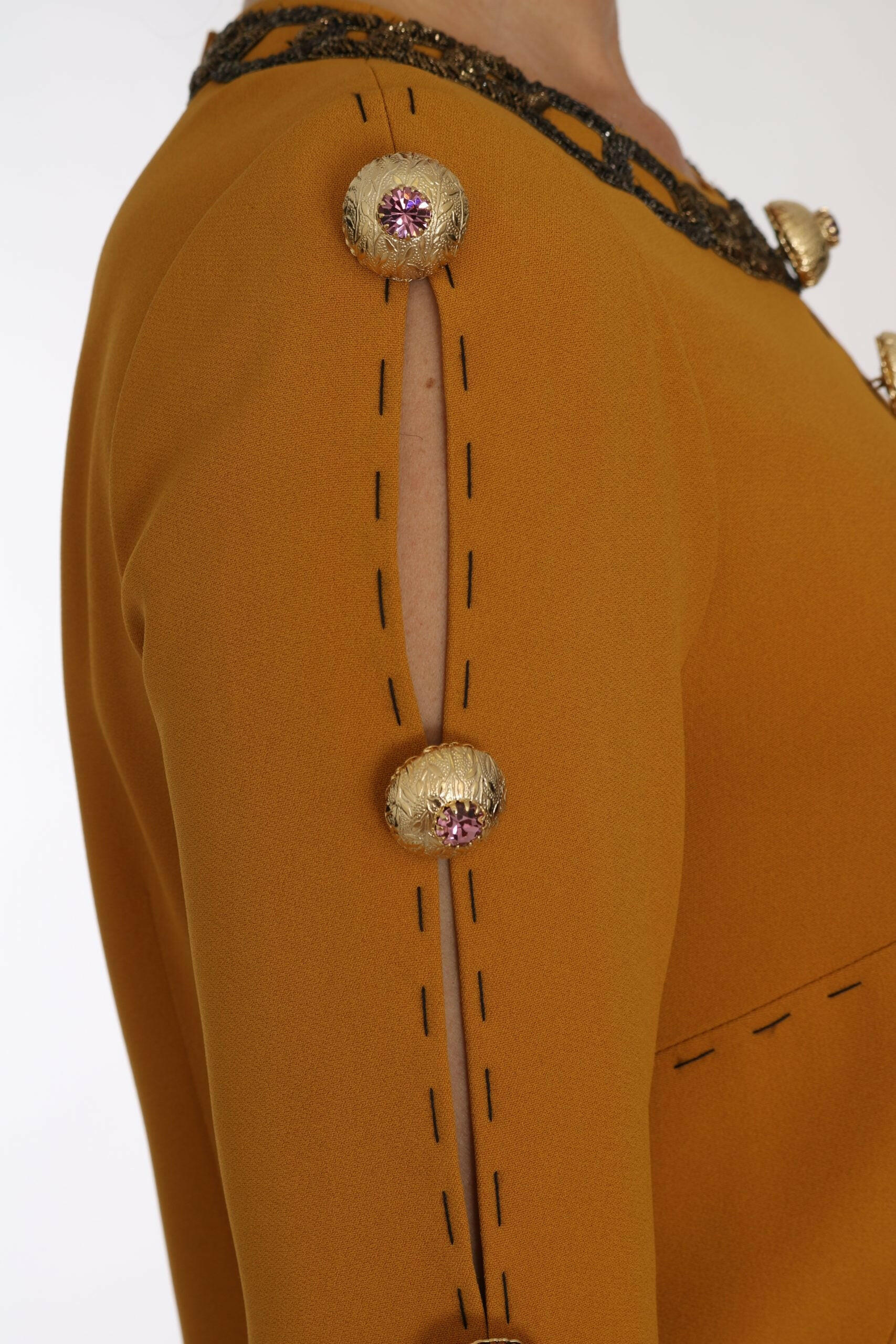 Dolce & Gabbana Crystal Embellished Mini Dress - Luxe Charm.