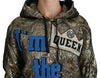 Dolce & Gabbana Im The Queen Multicolor Hoodie Sweatshirt.