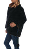 Dolce & Gabbana Elegant Black Lamb Fur Short Coat.