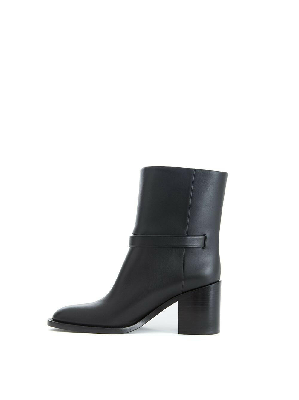Burberry Black Leather Ankle Boots - GENUINE AUTHENTIC BRAND LLC  