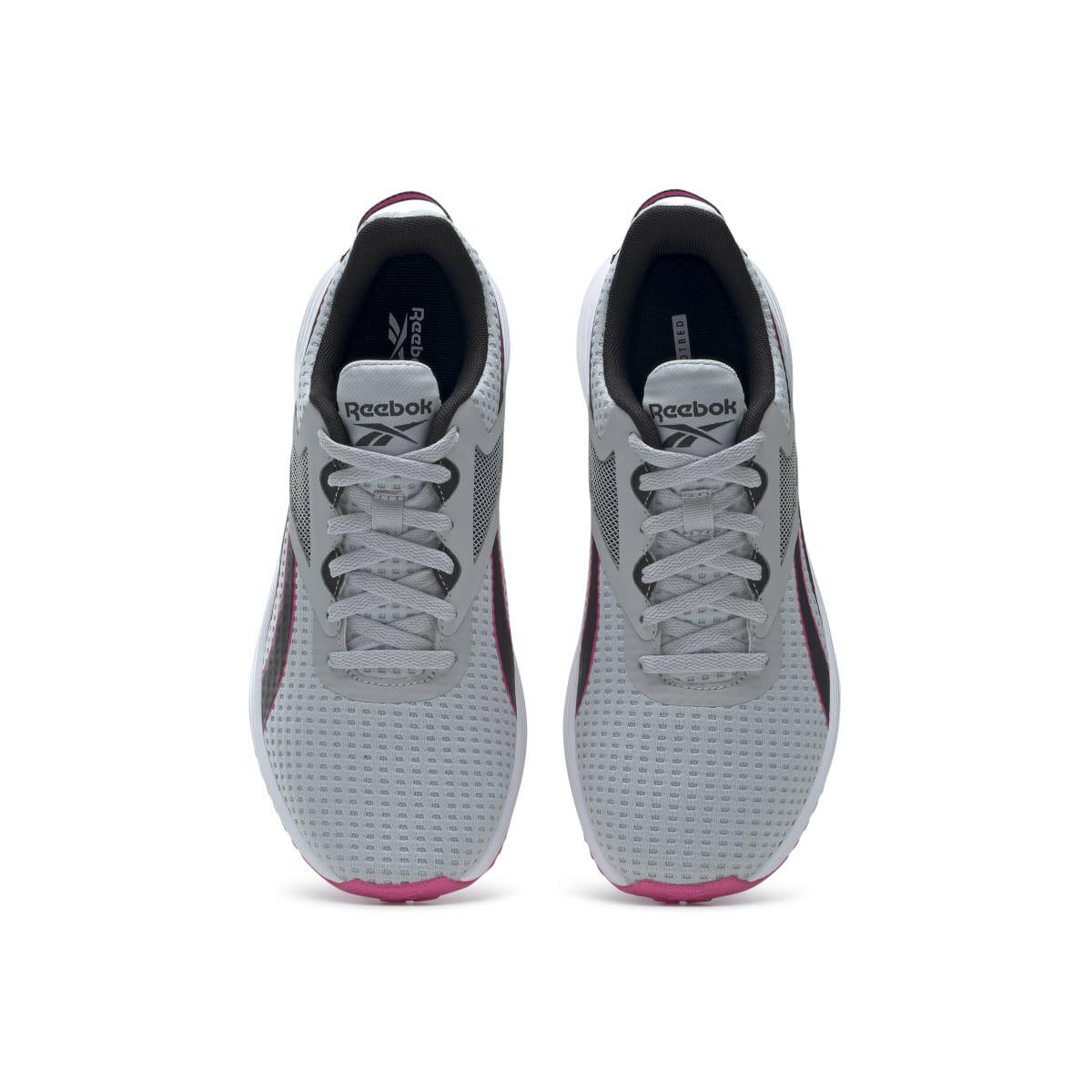 REEBOK GY3975 LITE PLUS 3 WMN'S (Medium) Grey/Black/Pink Mesh Running Shoes - GENUINE AUTHENTIC BRAND LLC  