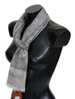 Missoni Gray Paisley Wool Unisex Neck Wrap Scarf - GENUINE AUTHENTIC BRAND LLC  