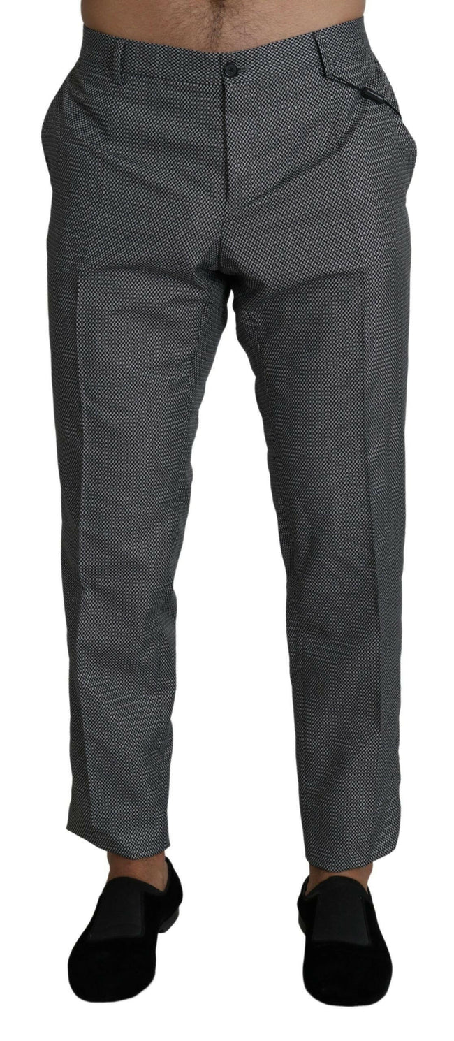 Dolce & Gabbana Gray Formal Dress Trouser Slim Fit Pants - GENUINE AUTHENTIC BRAND LLC  