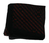 Costume National Black Orange 100% Silk Branded Scarf - GENUINE AUTHENTIC BRAND LLC  