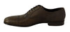 Dolce & Gabbana Brown Lizard Leather Dress Oxford Shoes - GENUINE AUTHENTIC BRAND LLC  