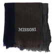 Missoni Multicolor Striped Wool Unisex Wrap Fringes Scarf - GENUINE AUTHENTIC BRAND LLC  