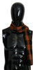 Costume National Orange Check Neck Wrap Shawl Scarf - GENUINE AUTHENTIC BRAND LLC  