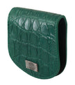 Dolce & Gabbana Green Exotic Skins Condom Case Holder Wallet - GENUINE AUTHENTIC BRAND LLC  