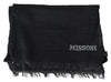 Missoni Black Wool Knit Unisex Neck Wrap Scarf - GENUINE AUTHENTIC BRAND LLC  