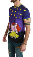 Dolce & Gabbana Purple  Cotton Top 2019 Year of the Pig  T-shirt - GENUINE AUTHENTIC BRAND LLC  
