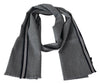 Missoni Gray Stripes Pattern 100% Wool Unisex Neck Wrap Scarf - GENUINE AUTHENTIC BRAND LLC  