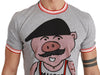 Dolce & Gabbana Gray Cotton Top 2019 Year of the Pig T-shirt - GENUINE AUTHENTIC BRAND LLC  