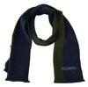 Missoni Green Striped Wool Unisex Neck Wrap Shawl Blue - GENUINE AUTHENTIC BRAND LLC  