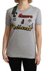 Dolce & Gabbana Gray Cotton Amore e Bellezza Top T-shirt - GENUINE AUTHENTIC BRAND LLC  