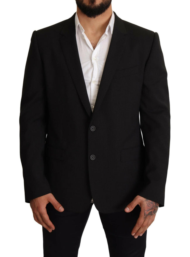 Dolce & Gabbana Black Striped MARTINI Jacket Blazer - GENUINE AUTHENTIC BRAND LLC  
