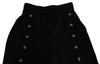 Dolce & Gabbana Black Wide Wool Leg Cropped Trouser Pant - GENUINE AUTHENTIC BRAND LLC  