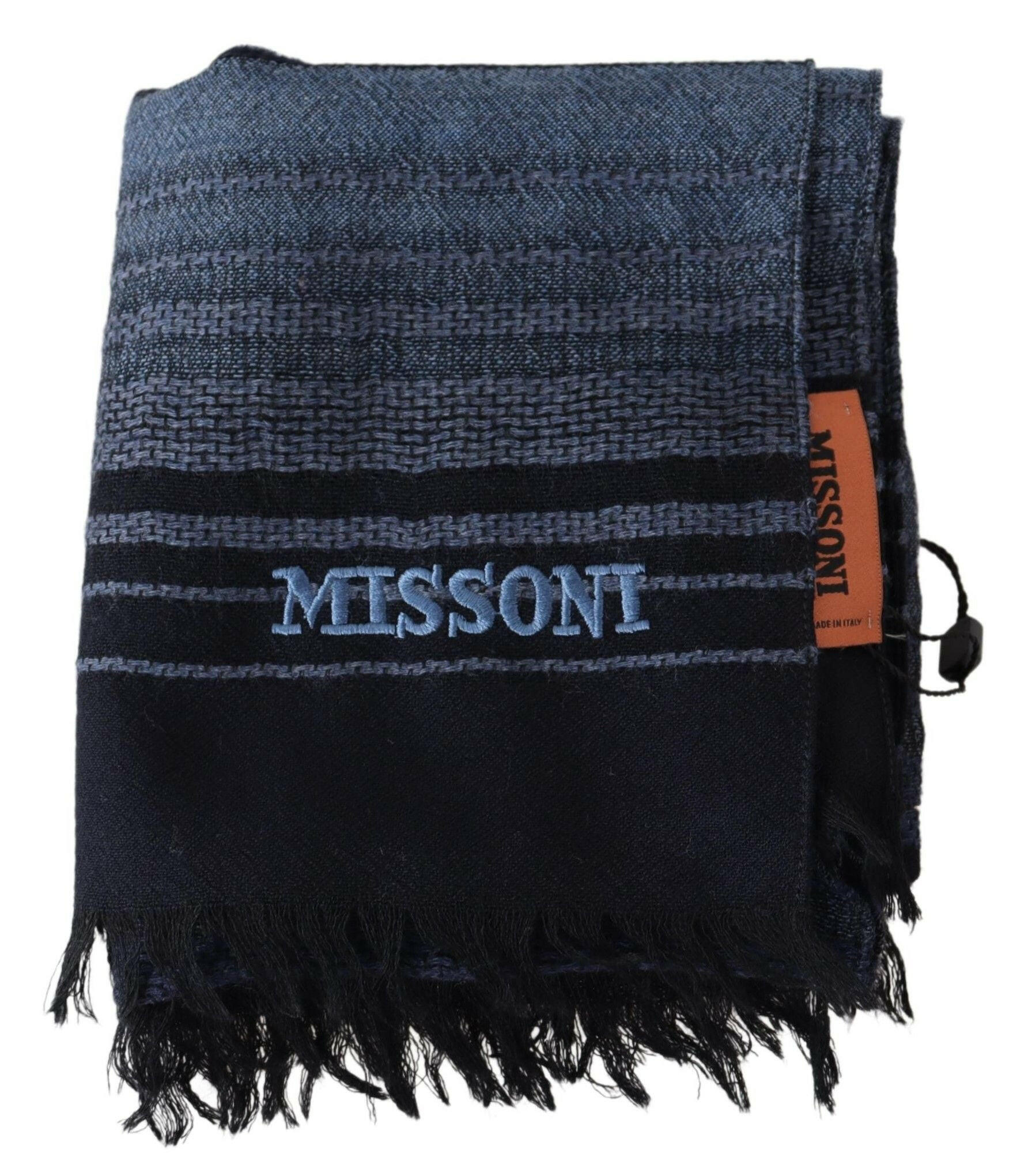 Missoni Multicolor Patterned Wool Unisex Neck Wrap Shawl - GENUINE AUTHENTIC BRAND LLC  