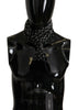 Dolce & Gabbana Black Geometric Patterned Shawl Wrap Fringe Scarf - GENUINE AUTHENTIC BRAND LLC  