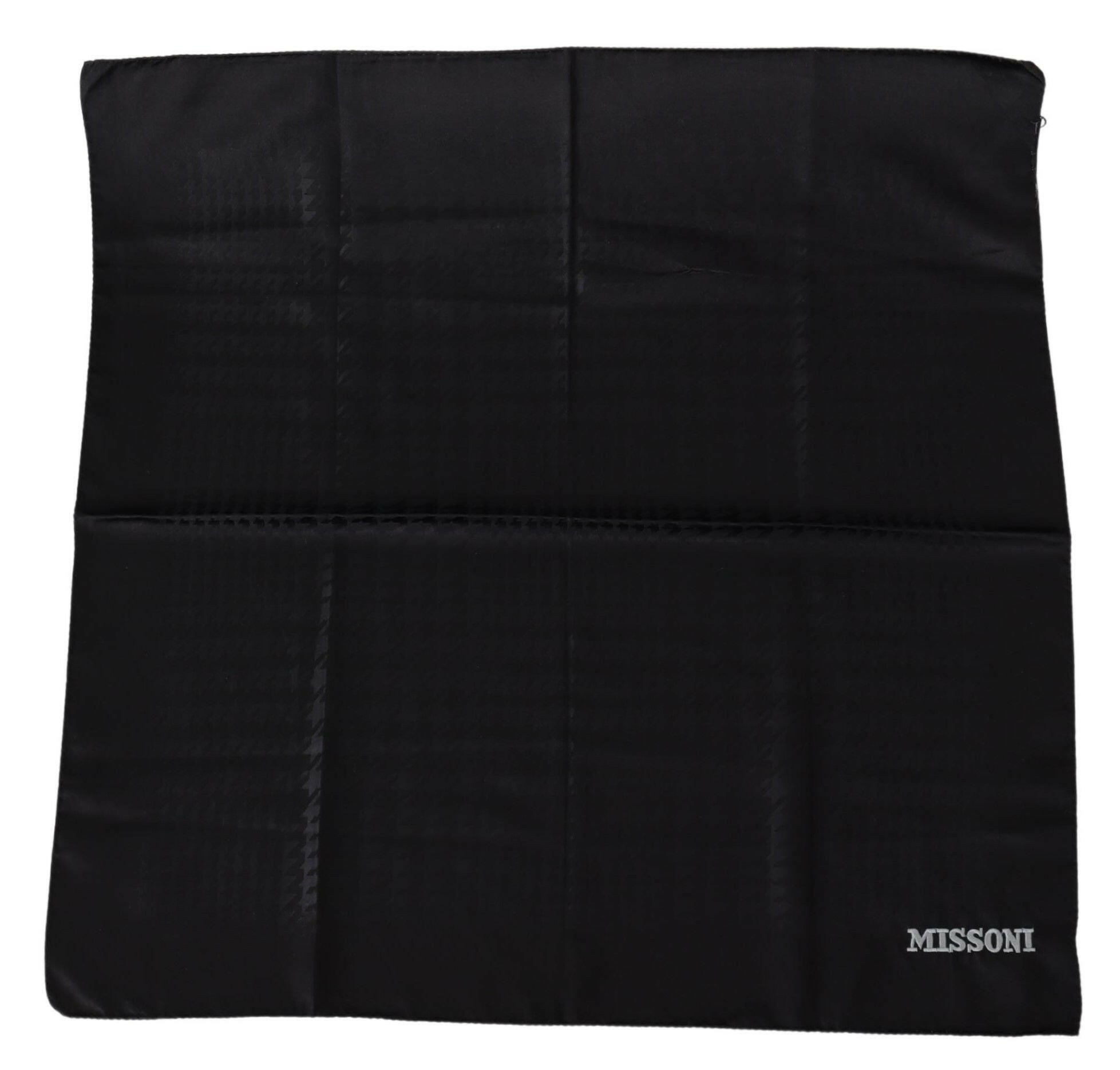 Missoni Black Wool Knit Unisex Neck Wrap Shawl Scarf - GENUINE AUTHENTIC BRAND LLC  
