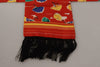 Dolce & Gabbana Multicolor DG Umbrellas Print Shawl Fringe Scarf - GENUINE AUTHENTIC BRAND LLC  
