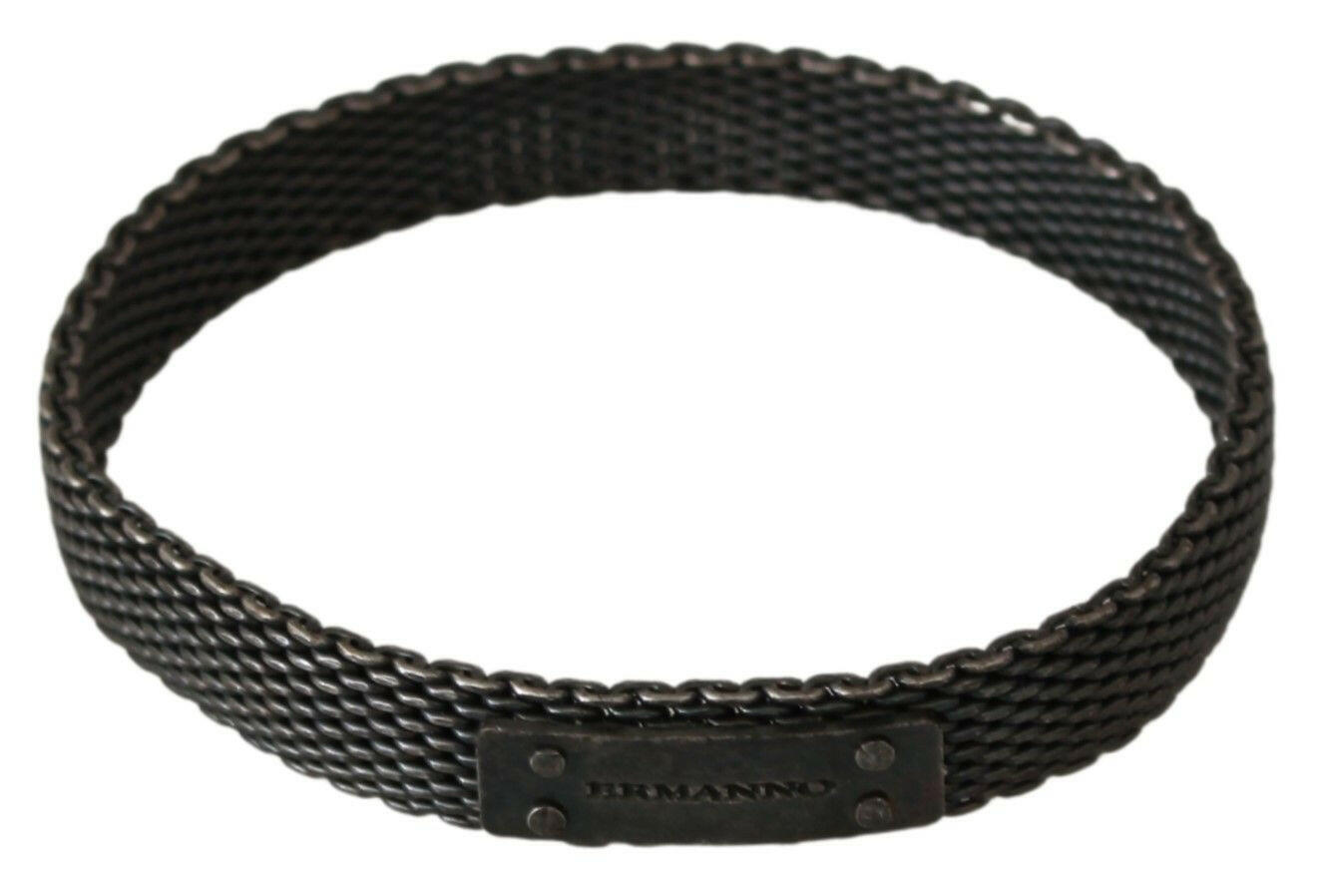 Ermanno Scervino Silver Branded Metal Steel Unisex Bracelet - GENUINE AUTHENTIC BRAND LLC  