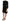 John Richmond Black Sequined Silk Mini Shift Gown