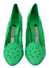Dolce & Gabbana Green Crystal Floral Heels CINDERELLA Shoes - GENUINE AUTHENTIC BRAND LLC  
