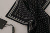 Dolce & Gabbana Black Polka Dots DG Logo Square Handkerchief - GENUINE AUTHENTIC BRAND LLC  