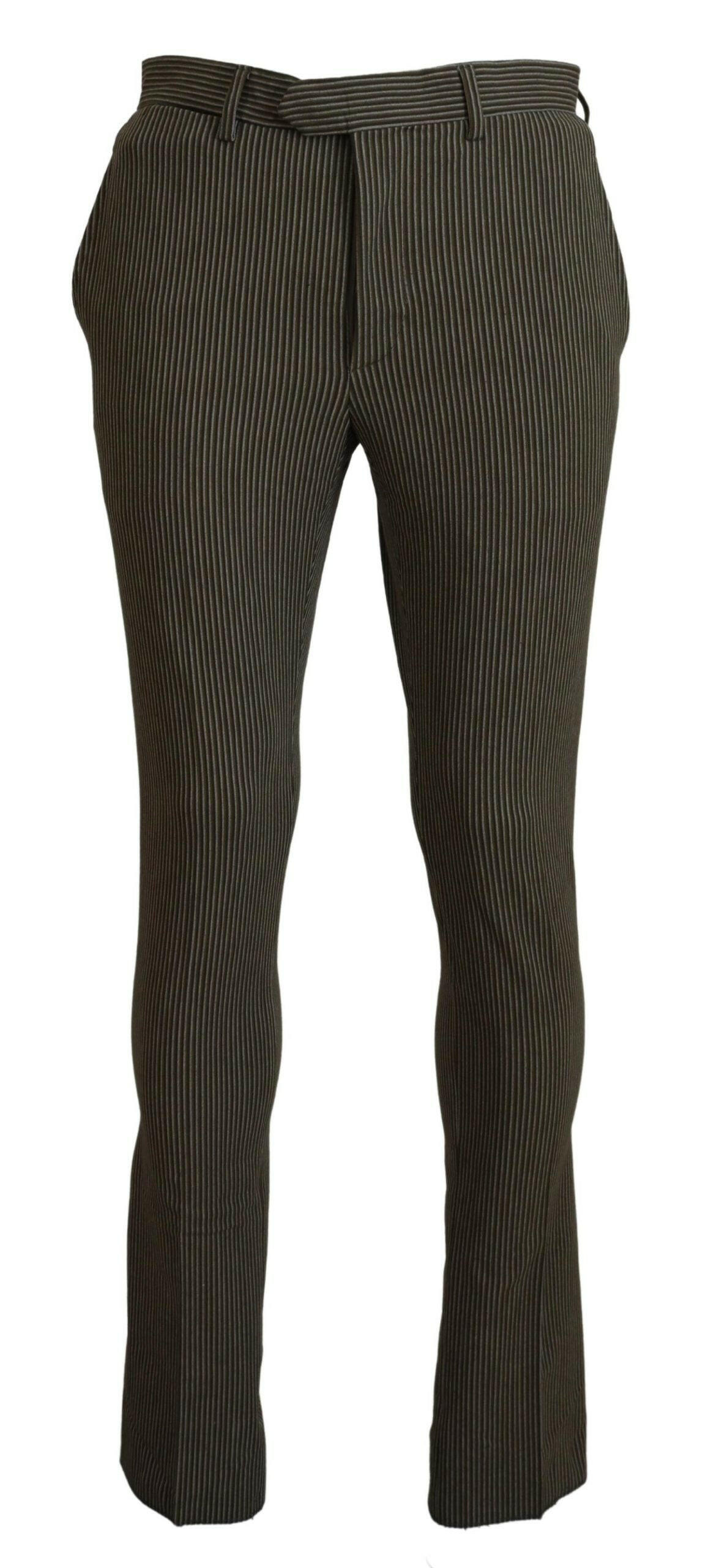 BENCIVENGA Multicolor Striped Pure Cotton Men Pants - GENUINE AUTHENTIC BRAND LLC  