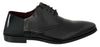 Dolce & Gabbana Black Patent Leather Lace Derby Shoes - GENUINE AUTHENTIC BRAND LLC  