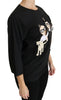 Dolce & Gabbana Black #dgfamily Top T-shirt Silk Blouse - GENUINE AUTHENTIC BRAND LLC  