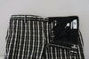 BENCIVENGA Black Checkered Cotton Casual Pants - GENUINE AUTHENTIC BRAND LLC  