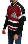 Dolce & Gabbana Red Black AMORE Sport Full Zipper Sweater - GENUINE AUTHENTIC BRAND LLC  