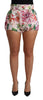 Dolce & Gabbana Pink Cotton Floral Print Hot Pants Short - GENUINE AUTHENTIC BRAND LLC  