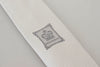 Dolce & Gabbana Off White Silk Patterned Narrow Mens Necktie Tie - GENUINE AUTHENTIC BRAND LLC  